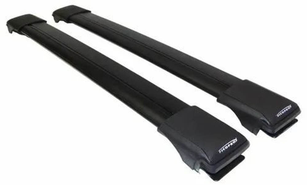 Багажник на рейлинги для Volkswagen Passat Variant В6 2005-2010 ,черный