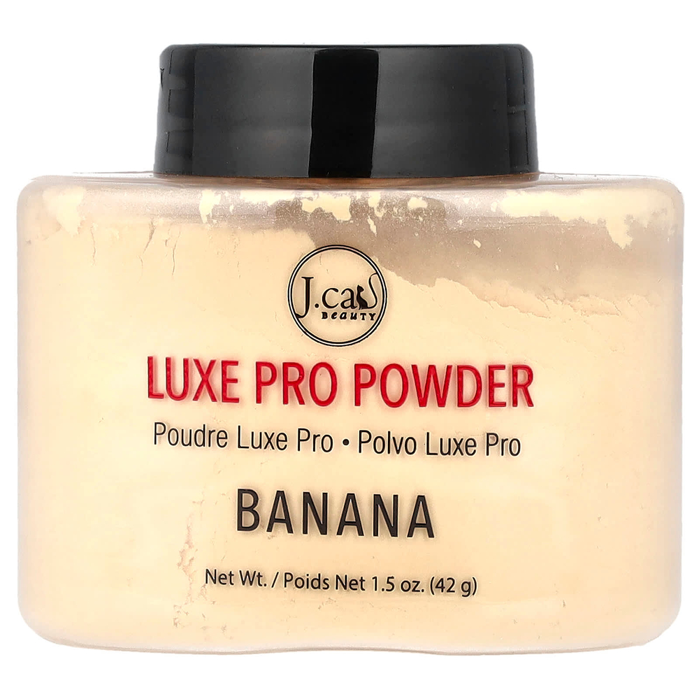 J.Cat Beauty, Luxe Pro, пудра для лица, оттенок LPP101 «Банан», 42 г