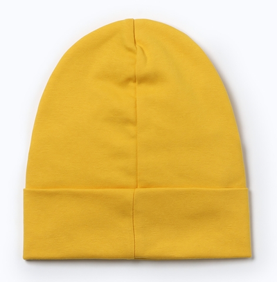 Шапка детская с подворотом, цвет горчица, р. 46/ 10322079 HOH LOON