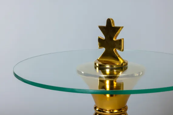 Кофейный стол "Король" золото