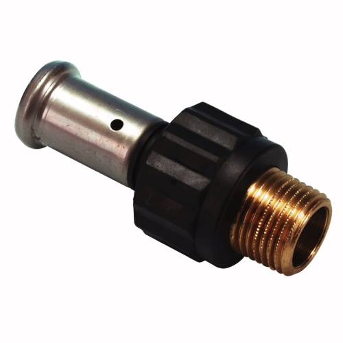 Прессмуфта 20х1/2 НР (черный пластик)