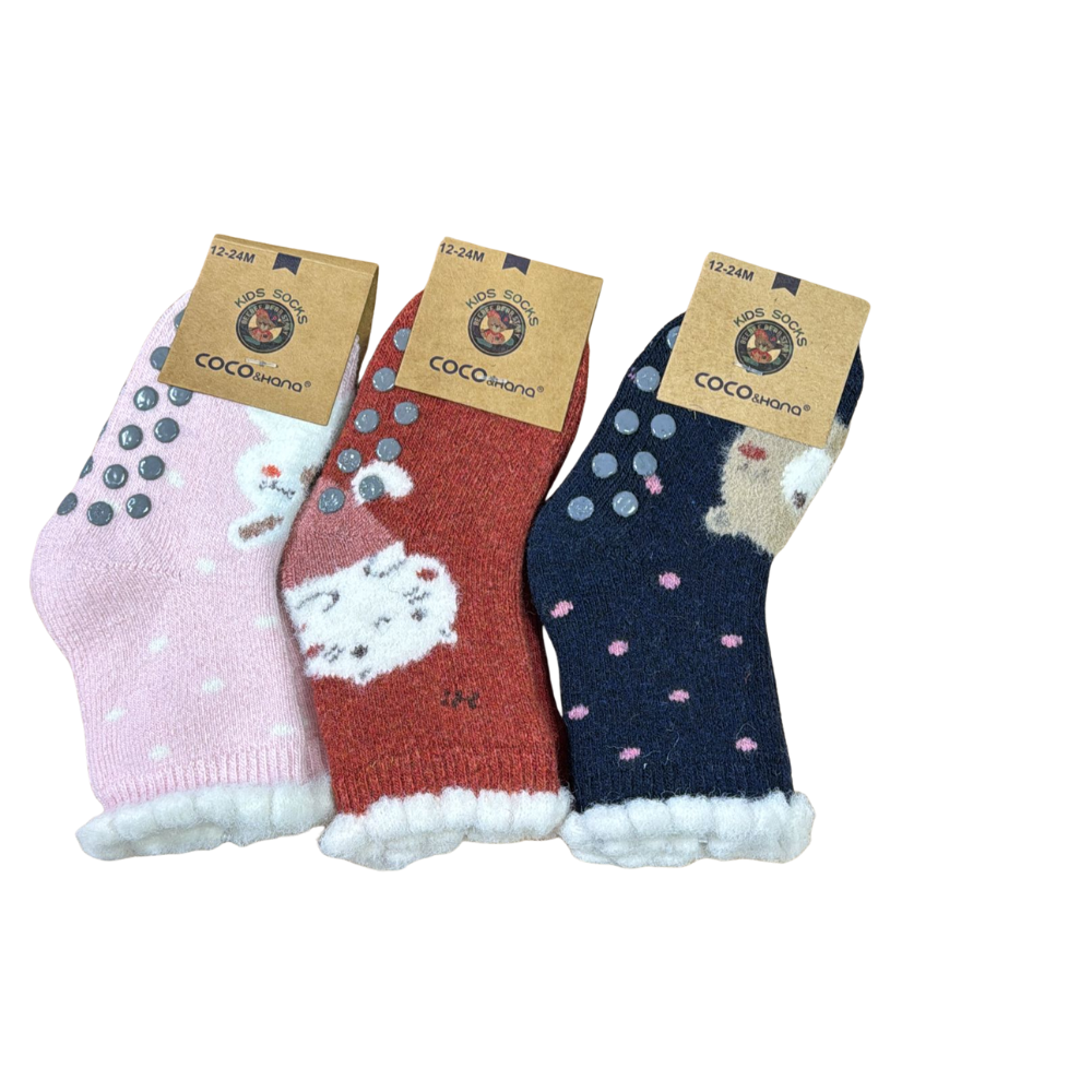 Носки детские теплые с рисунком Coco&Hana 0-3 лет
