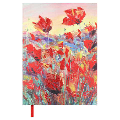 Ежедневник недатированный ESCALADA, ВЛАД КРАВЧУК, А6+, 120 л., МАКИ (кожзам: 126х174 мм)