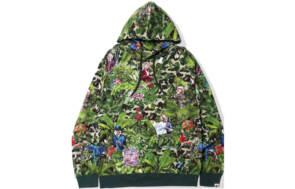 A Bathing Ape X Monkey 47 Pullover Худи