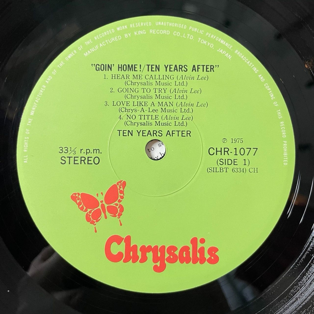 Винтажная виниловая пластинка LP Ten Years After Goin Home (Japan 1975) (Obi)