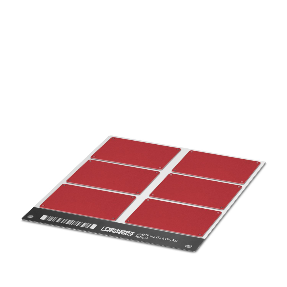 0831924 - LS-EMSP-AL (75,6X54) RD CUS - Маркеры для устройств