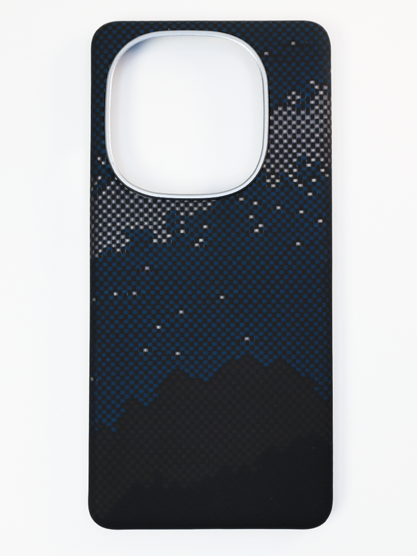 Карбоновый чехол для IQOO 13 с MagSafe Галактика (Galaxy)