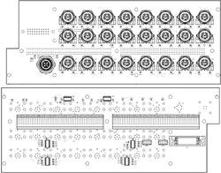 Плата ввода-вывода коммутатора