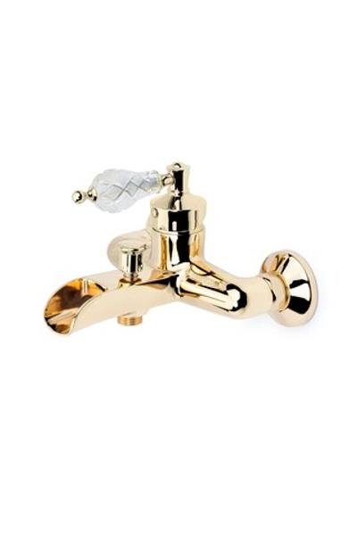 Смеситель для ванны VOGUE CRYSTAL, золото_Комплект