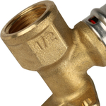 Угольник STOUT настенный с креплением короткий ВР 1/2" х20 пресс