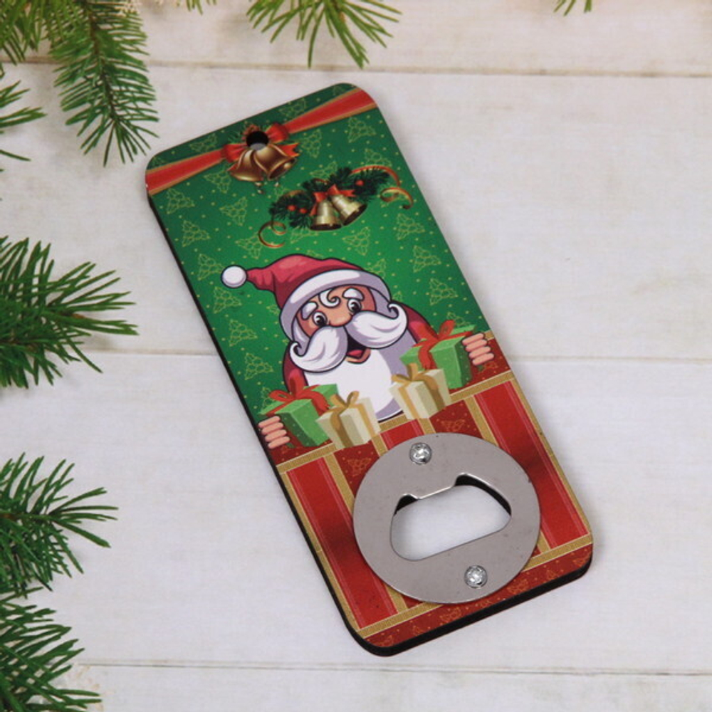 Открывашка для бутылок 14*6см «Дед Мороз»