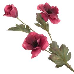 GAEM Цветок искусственный "Анемон", L19 W19 H69 см