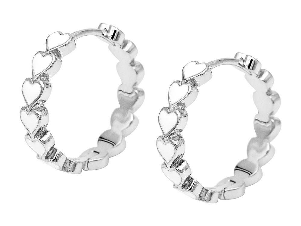 Конго Сердца с эмалью 22мм