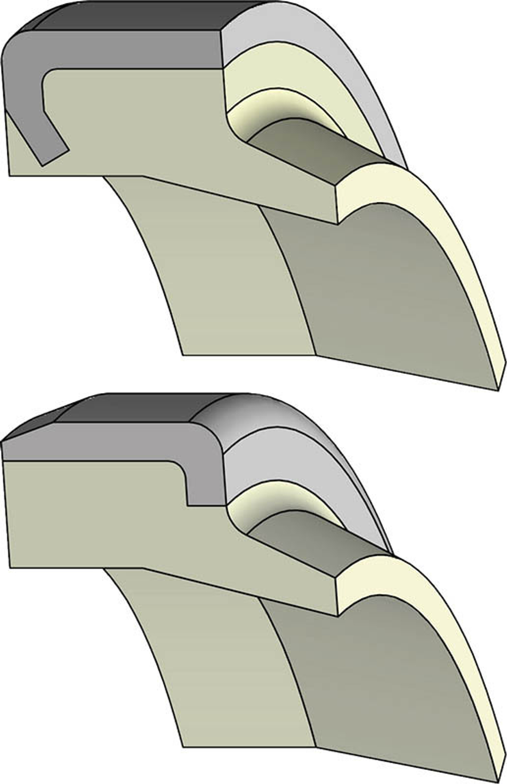 A203-080 PU Грязесъёмник штока армированный 80-90-7/10