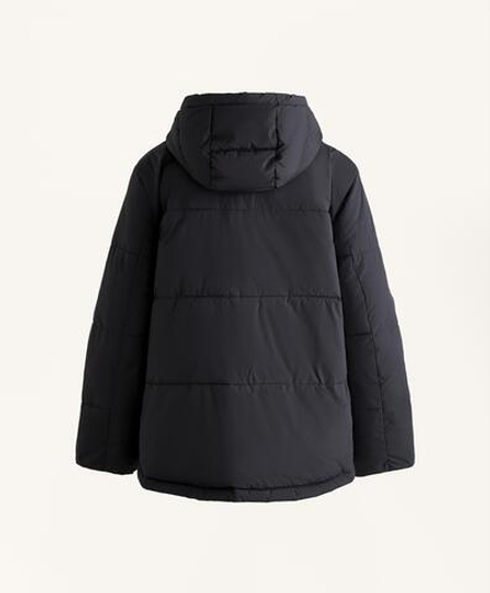 Oysho Водоотталкивающая утепленная куртка Primaloft®, черный