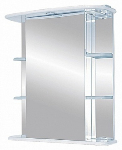 Зеркальный шкаф Misty Магнолия 55 левый