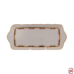 Поднос Thun Мария Луиза синяя лилия 38 см