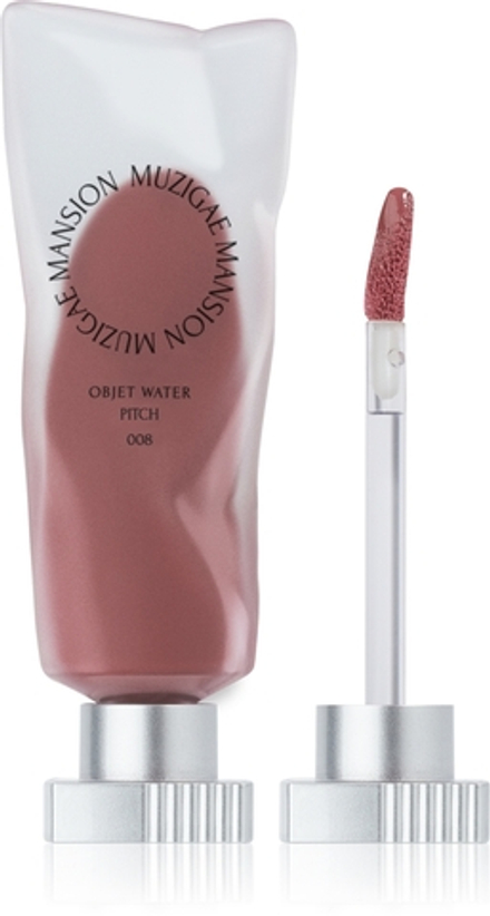 MUZIGAE MANSION Objet Water - Матовая жидкая помада, увлажняющая оттенок 008 Pitch, 5 ml