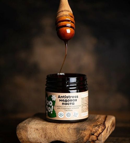 Медовая паста с мелиссой и пассифлорой для поддержки нервной системы Yoo Gо