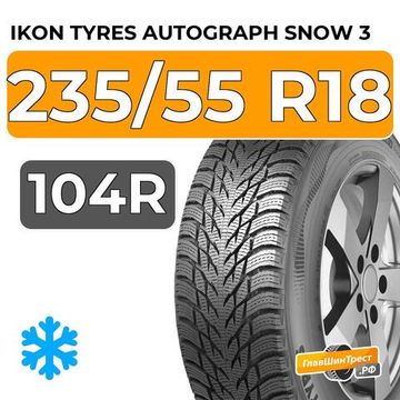 Ikon Tyres Autograph Snow 3 SUV 235/55 R18 104R XL