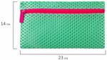 Пенал-косметичка BRAUBERG, сетка, "Neon", аквамарин, 23х14 см, 229027
