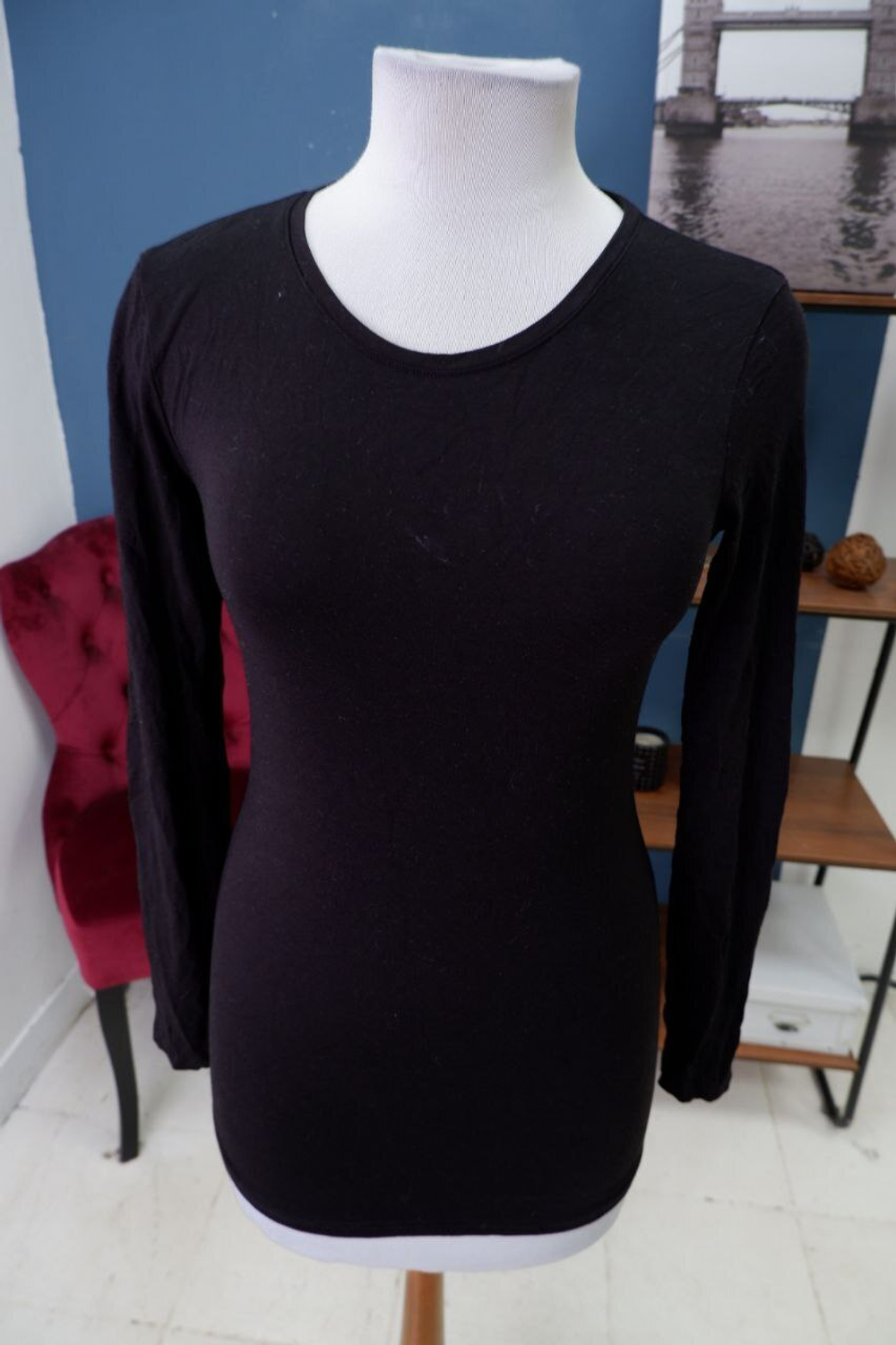 Футболка Uniqlo с длинным рукавом 44 размер