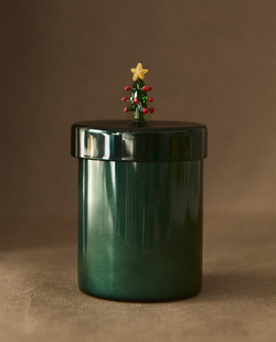 Zara Home - Ароматическая свеча из боросиликатного стекла winter cypress, 220 г