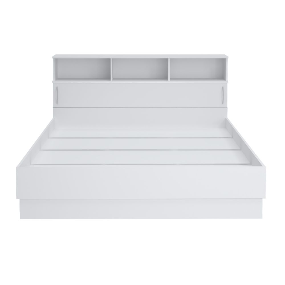 Кровать 1600 Париж (белый), МФ 1+1