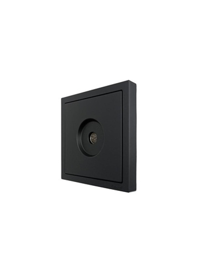 Розетка ТВ оконечная СП ZIMA IP20 черн. бархат LEZARD 704-4288-130