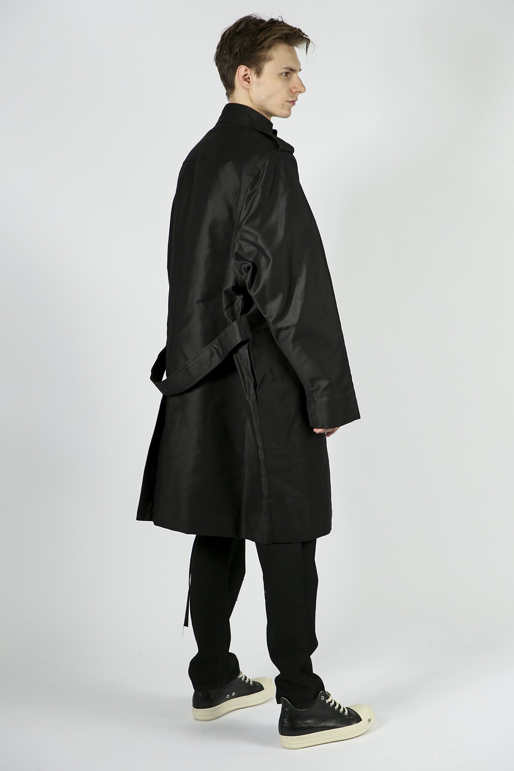 RICK OWENS DRKSHDW RICK OWENS DRKSHDW ПАЛЬТО ЧЕРНОЕ ARMY