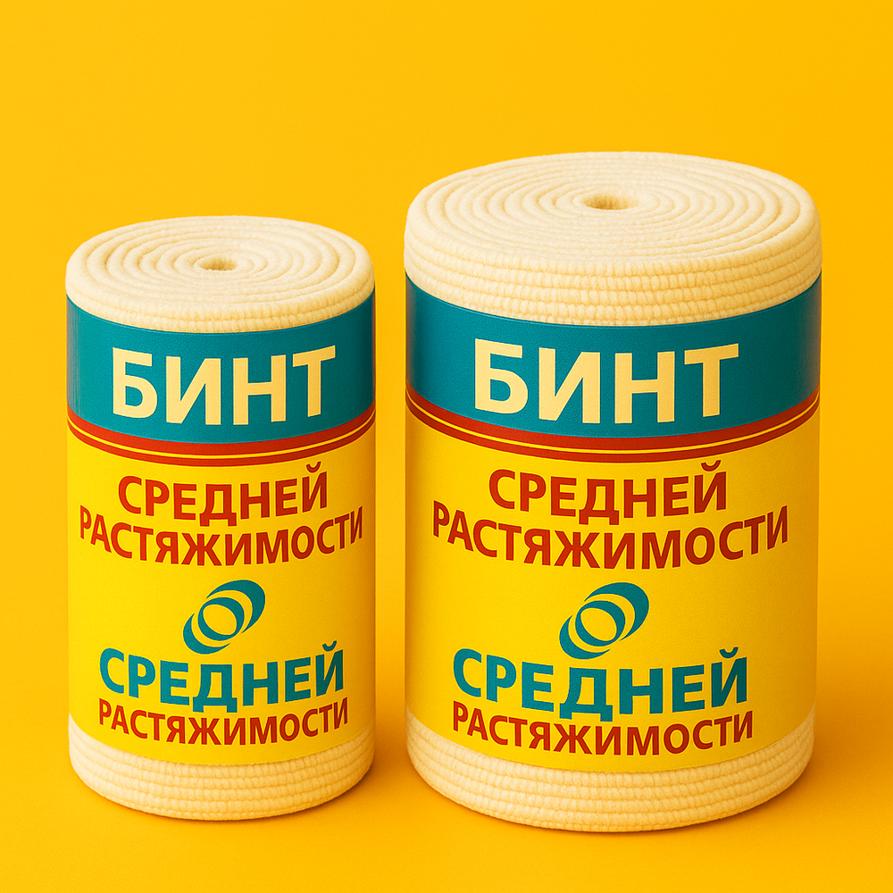 Бинт эластичный Витали средней растяжимости