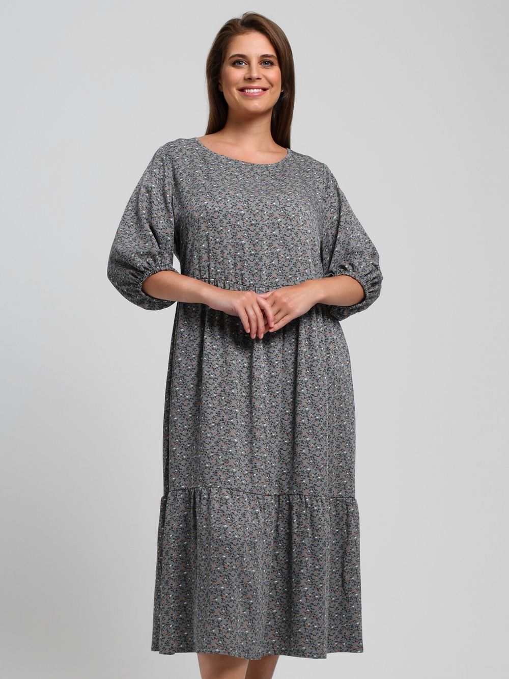 Платье Авантаж Виотекс СЕРЫЙ