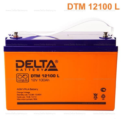 Аккумуляторная батарея Delta DTM 12100 L (12V / 100Ah)