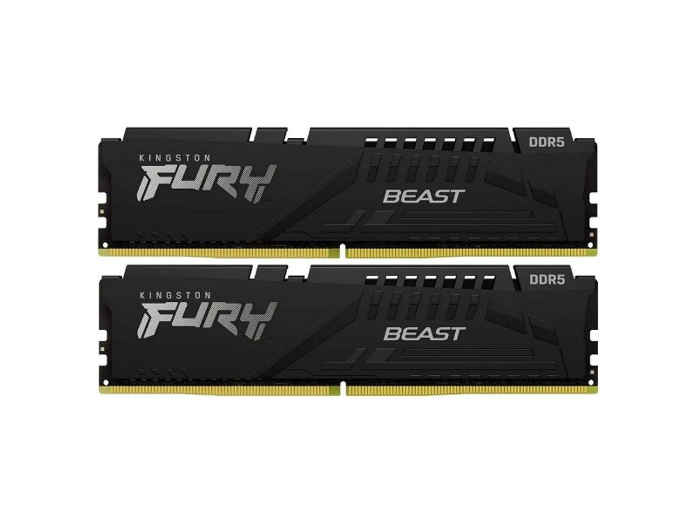 Оперативная память Kingston KF564C32BBK2-32, DDR5 2х 32ГБ 6400 МГц, DIMM, RTL