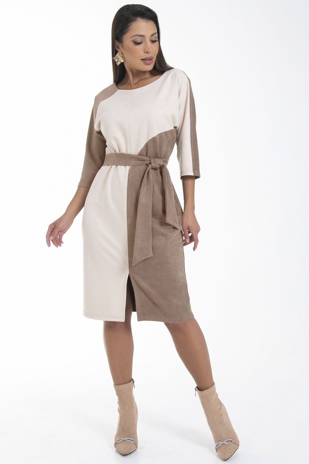 Платье Хит сезона(вельвет,мокко) Diolche