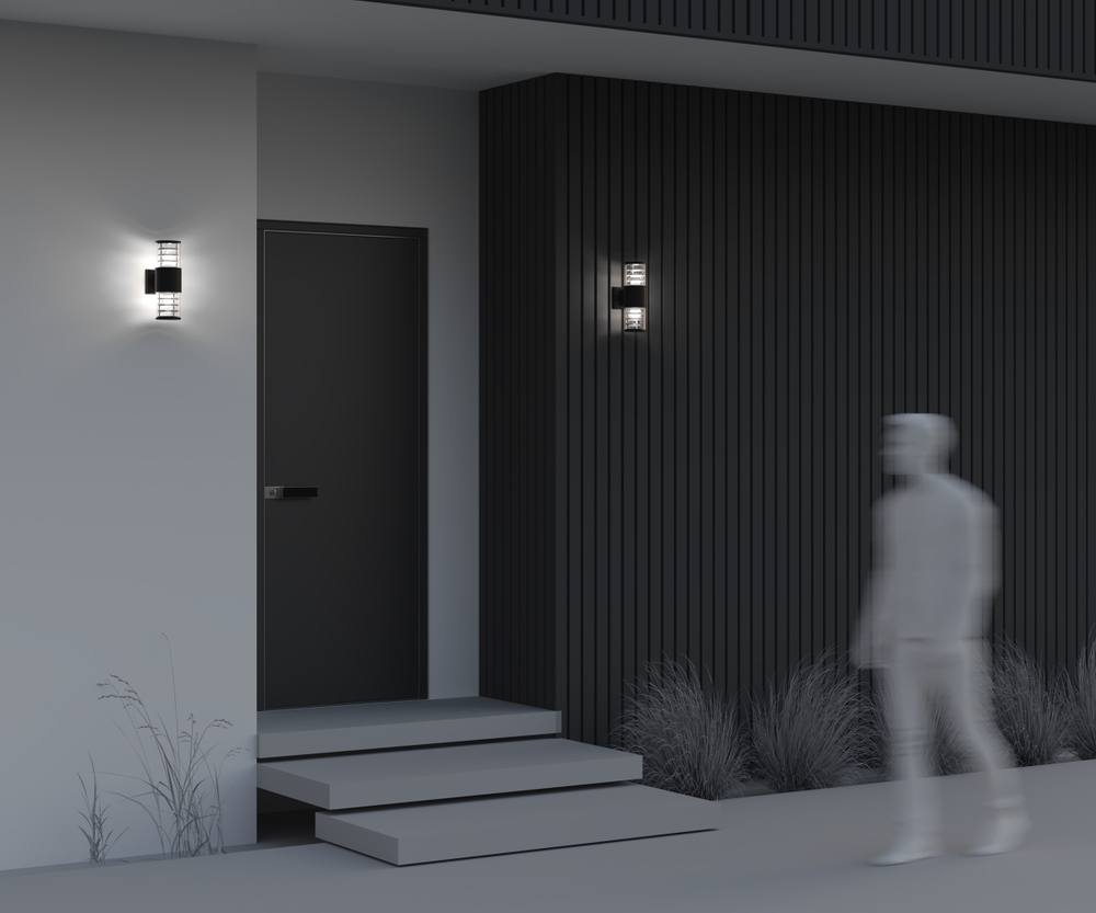 Уличный настенный светильник Outdoor O576WL-02B