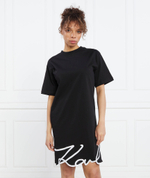 Платье karl signature hem dress Karl Lagerfeld - черный(231W1357)