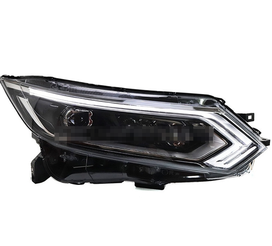 Передние фары Ниссан Кашкай 2 рестайлинг 2019-2020 V4 type [Комплект Л+П; LED ходовые огни; электрокорректор; LED линза]