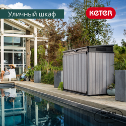 Уличный ящик пластиковый Keter Elite Store 1150 л