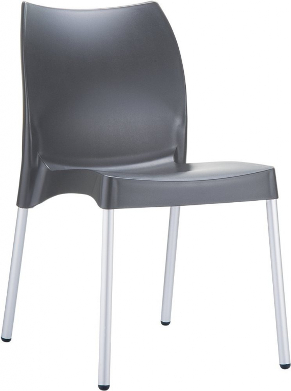 Стул пластиковый Siesta Contract Vita, темно-серый