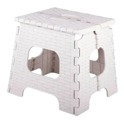 Табурет складной Плетенка (малый) (бежевый)