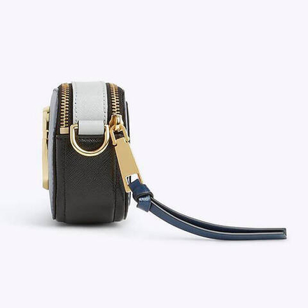 Сумка Marc Jacobs Logo Strap Snapshot Blue Sea Multi