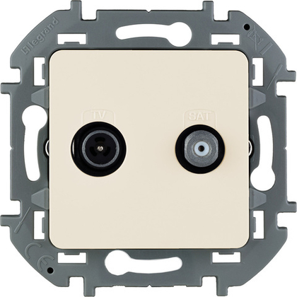 Розетка TV-SAT "звезда" - слоновая кость Inspiria Legrand