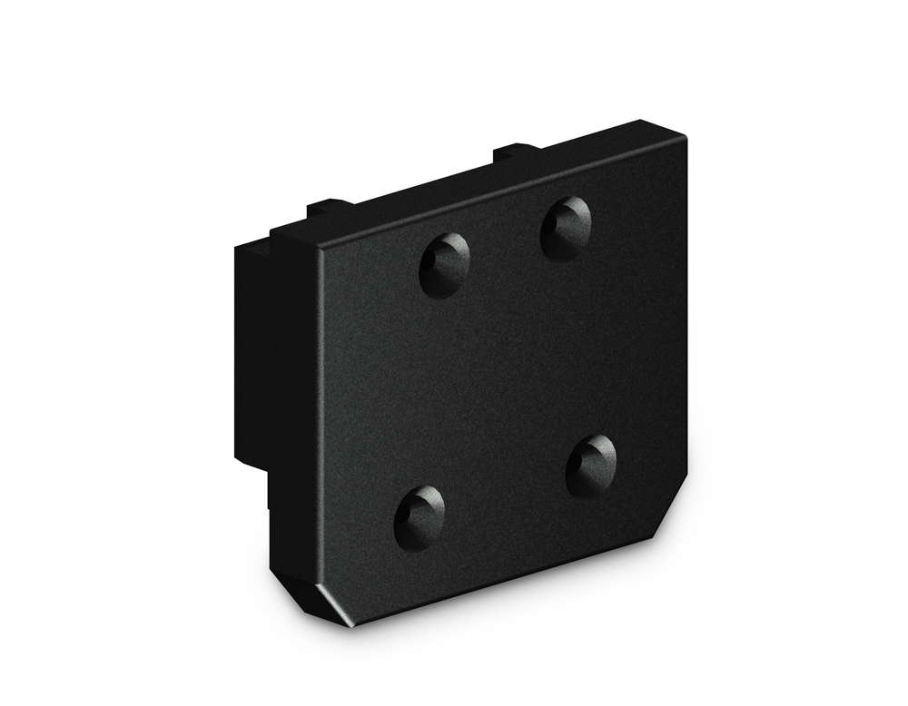 Заглушка демпферная для шинопровода в натяжной потолок Magnetic 220V GL1062 BK черный 64.5*51*16 (2шт)