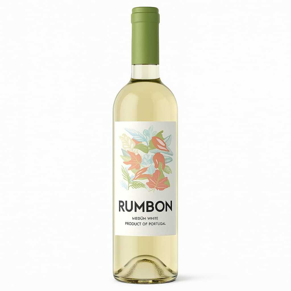 Вино Rumbon белое полусладкое 0,75 л