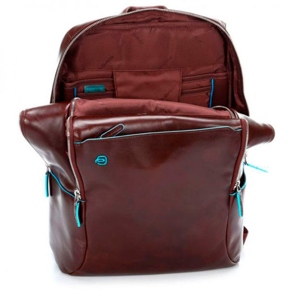 Рюкзак Piquadro Blue Square коричневый из телячьей кожи (CA3214B2/MO) 5