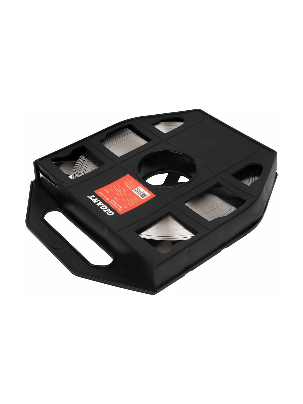 Рулонная нержавеющая лента Gigant 50м/20мм/0.7мм в кассете 123925