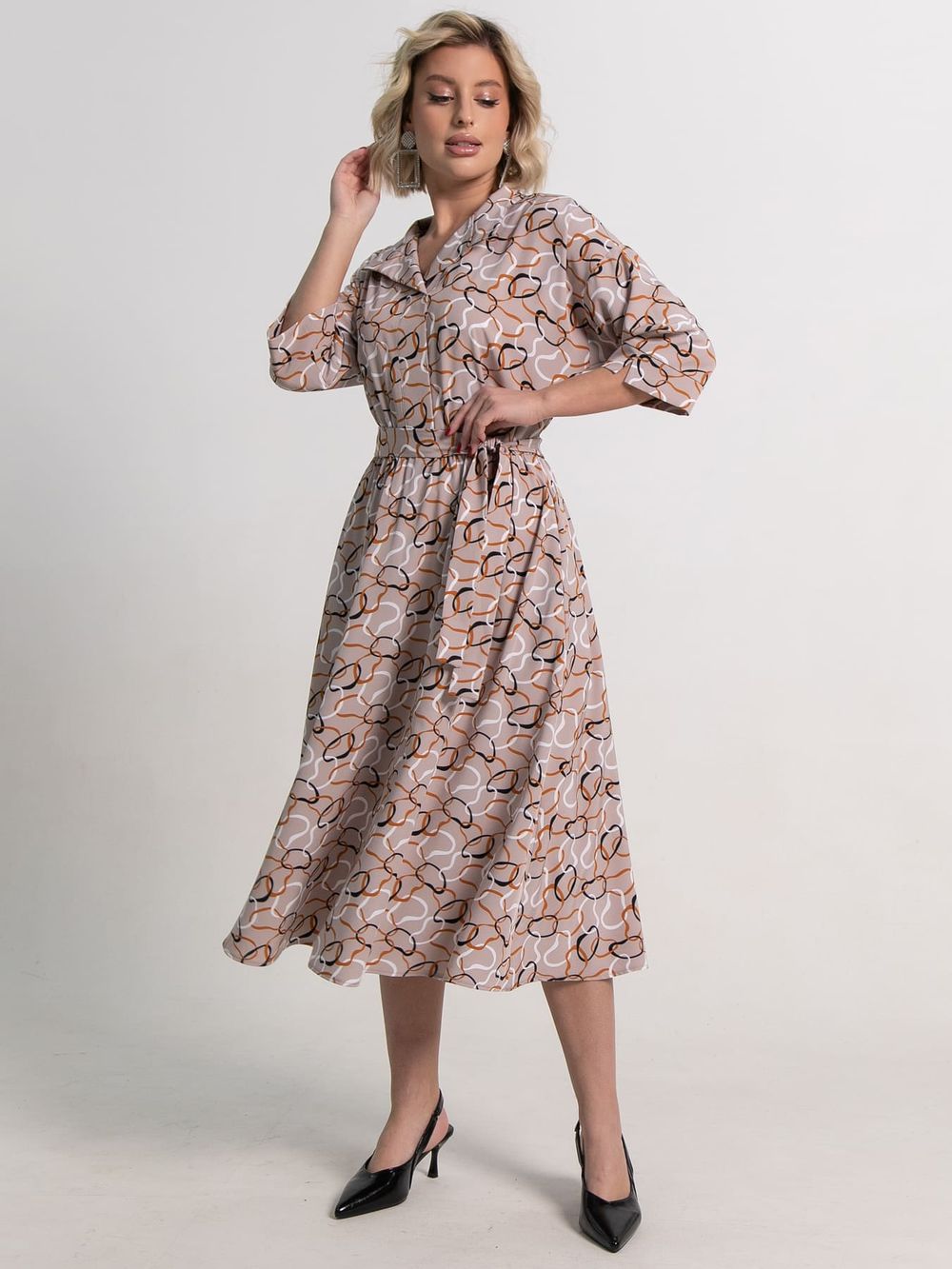 Платье Доминанта НЬЮ (бежевое) П15243-16М LT Collection