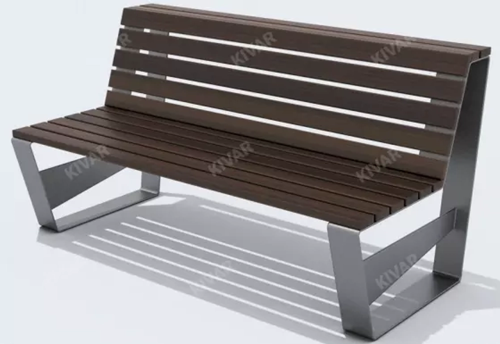 Скамейка Ванда со спинкой