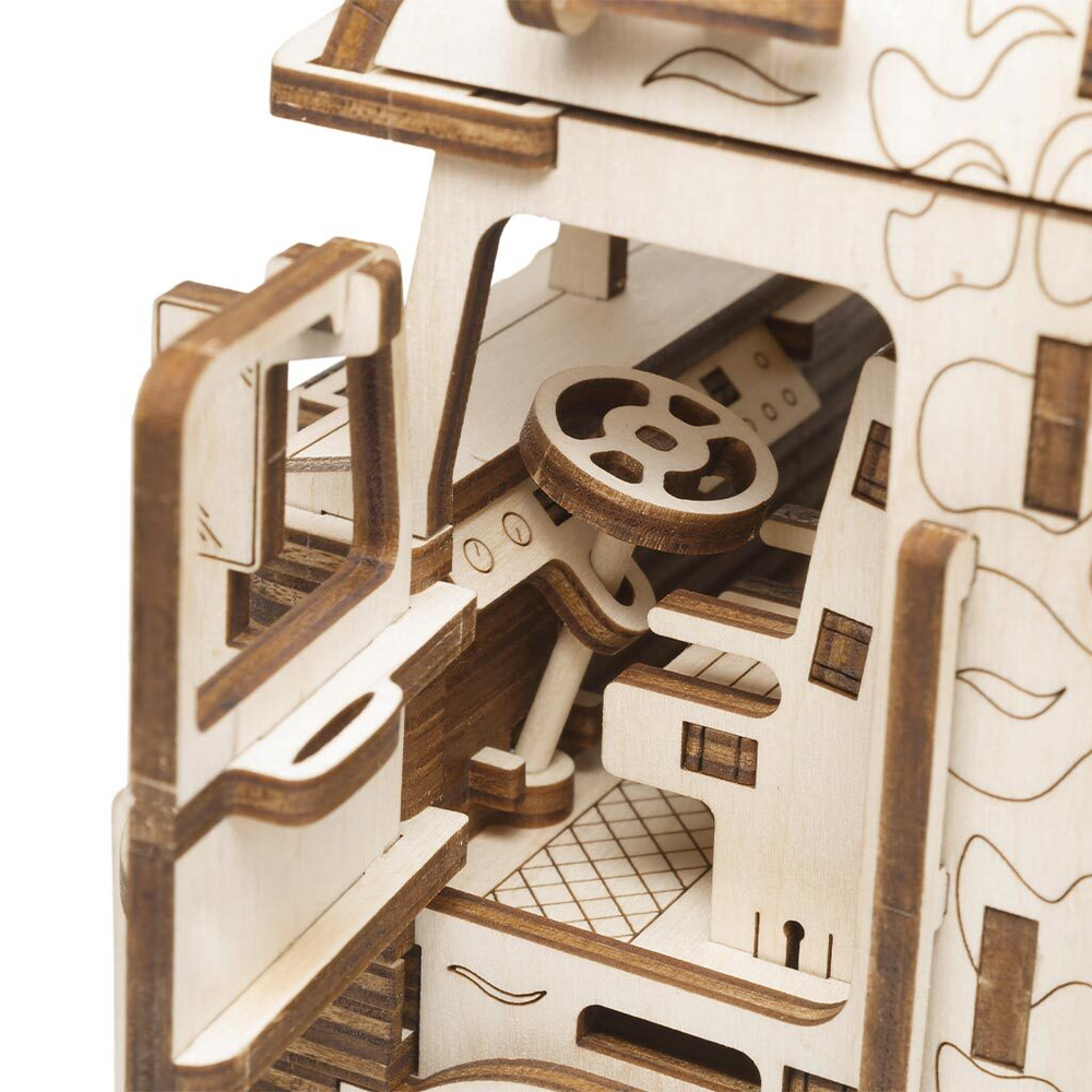 Грузовик Тягач Король дорог от EWA - Деревянный конструктор, сборная механическая модель, 3D пазл